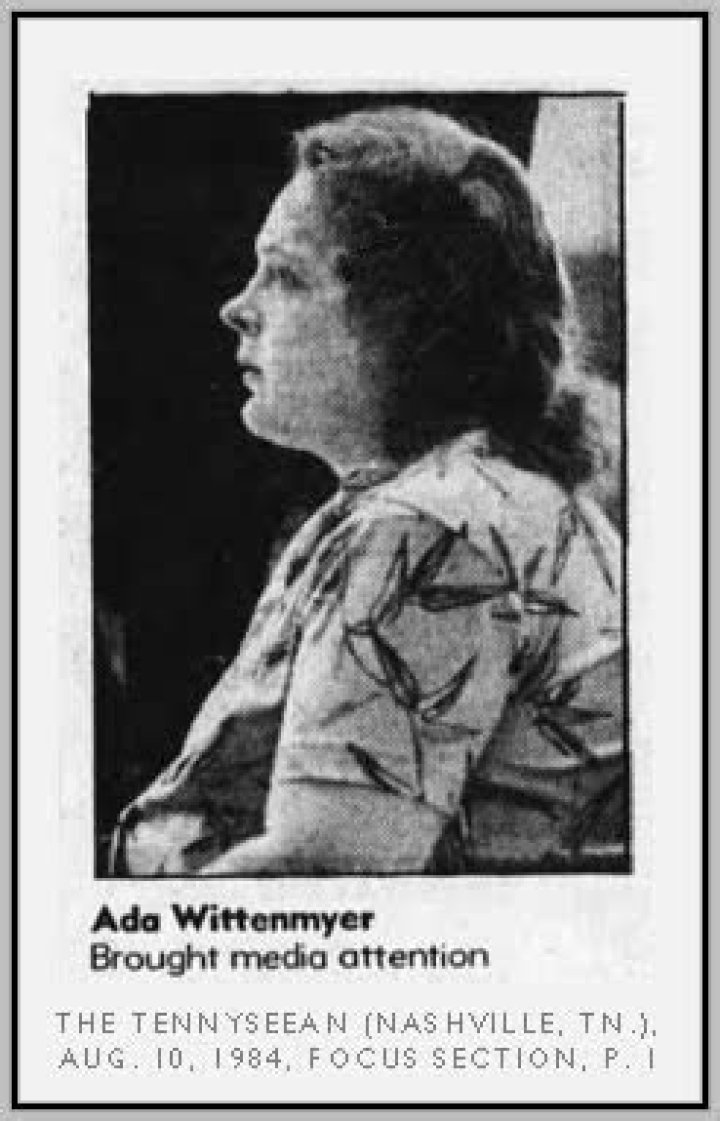 Ada Wittenmyer Photo Timeline – Wikipedia and Case Update