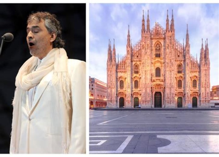 Andrea Bocelli Performs Live From Milan Duomo on Easter Sunday