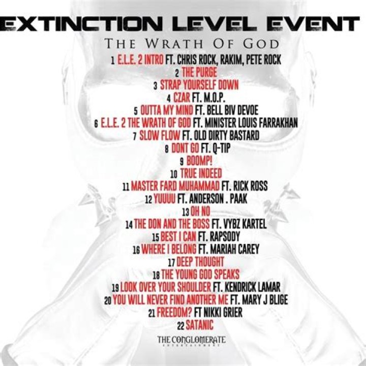 Busta Rhymes Announces Track-list For New Album 'Extinction Level Event 2: The Wrath Of God'