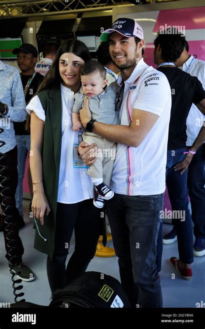 Carola Martinez- Wife Of Professional Mexican Racing Driver Sergio Perez Mendoza