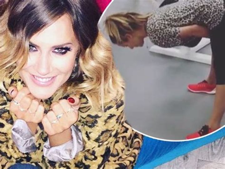 Caroline Flack hits out at "pervert" paparazzi.