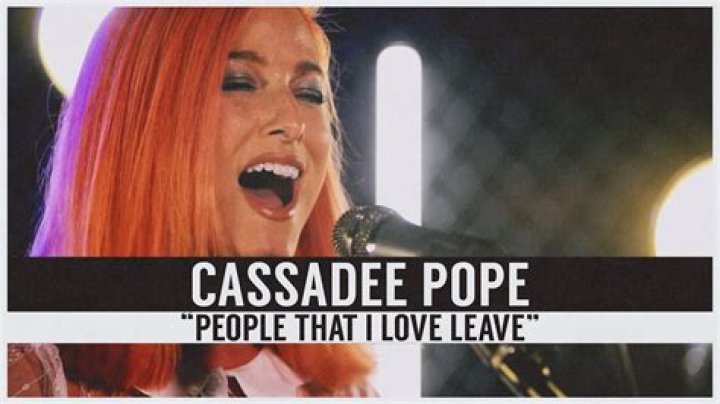 Cassadee Pope Releases Music Video For "People That I Love Leave"