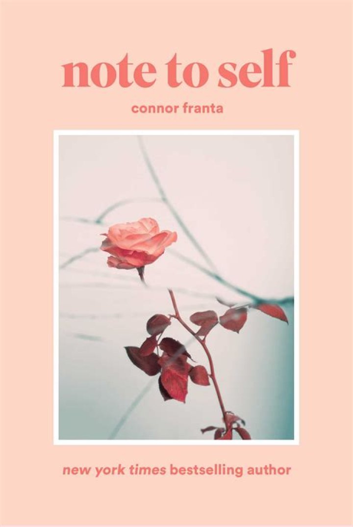 Connor Franta Announces New Book "Note to Self"