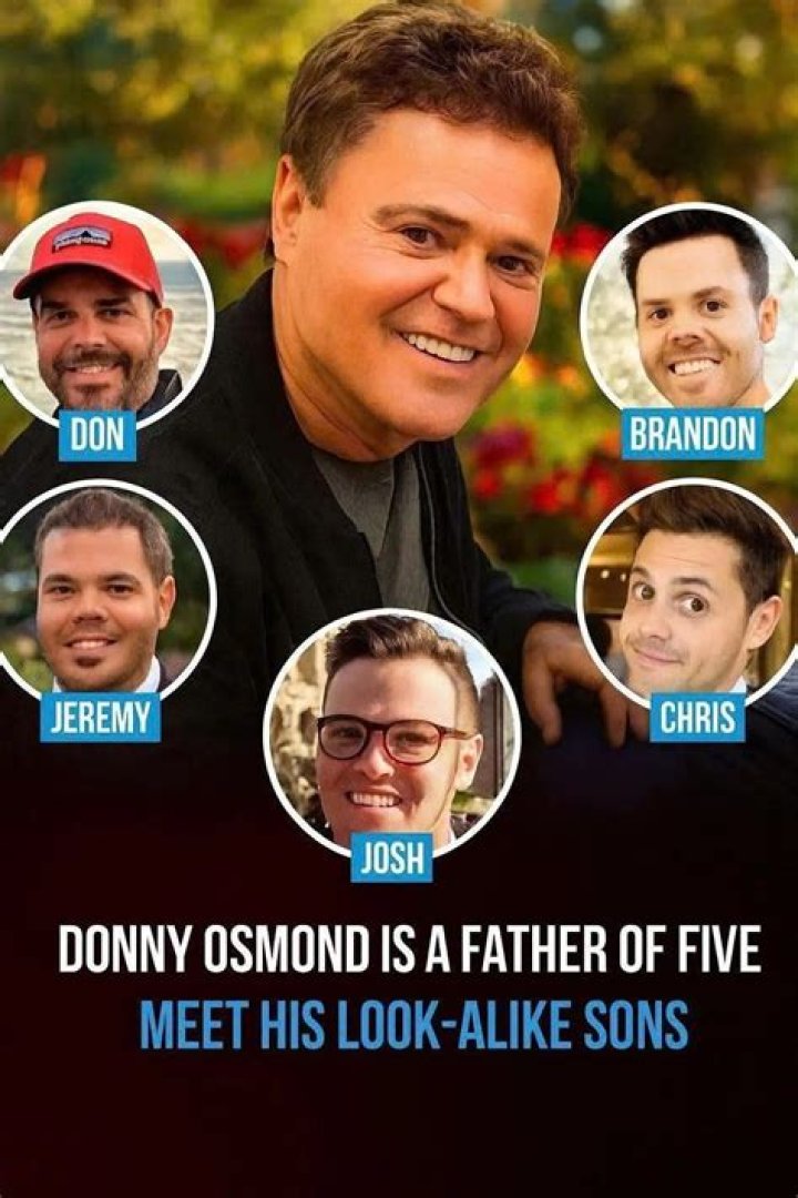 Donny Osmond Children: Meet His Five Sons!