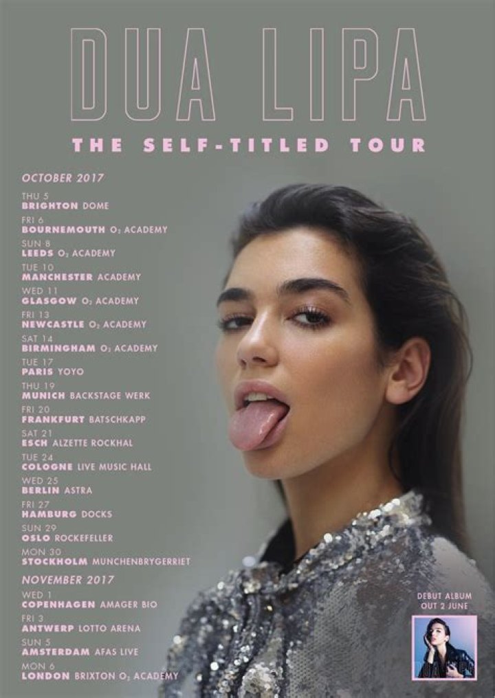 DUA LIPA announces 'The Self-Titled Tour'