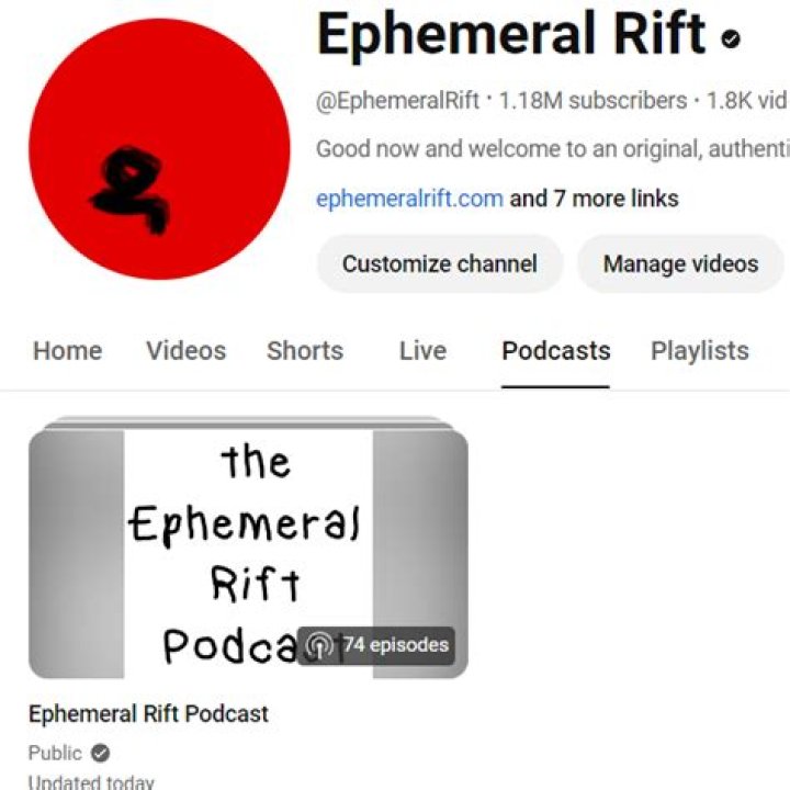 Ephemeral Rift - Net Worth, Age, Height, Birthday, Bio, Wiki!