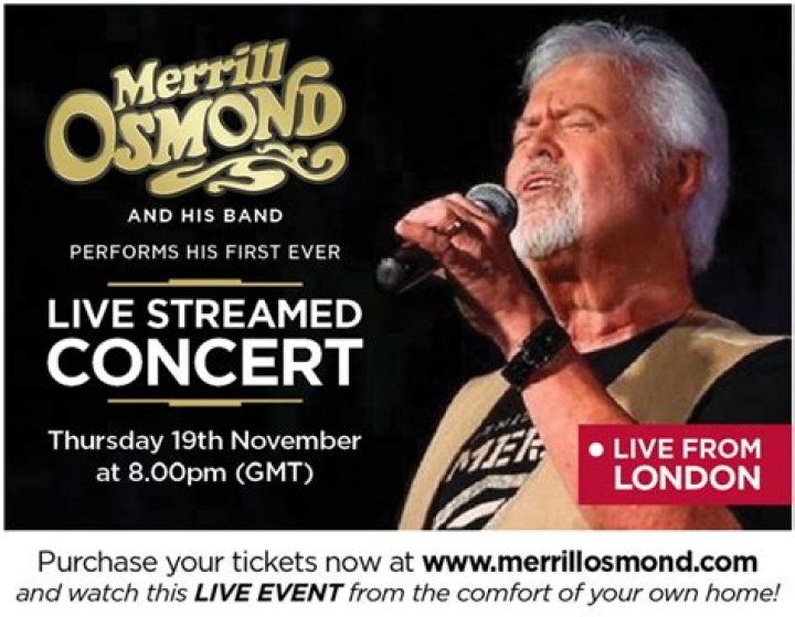 Exclusive Interview: Merrill Osmond Chats About Livestream Performance