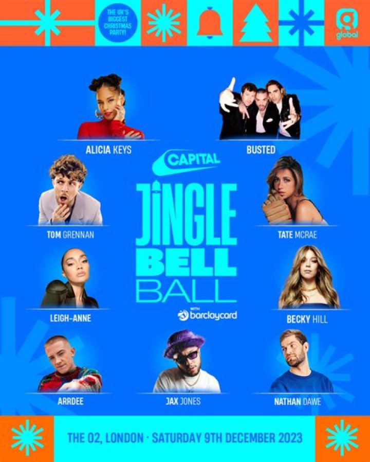 First set of artists CONFIRMED for Capital's Jingle Bell Ball with Barclaycard!