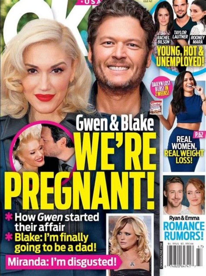 Gwen Stefani Pregnant With Blake Shelton’s Baby: Miranda Lambert Disgusted – Couple Starting a Family?