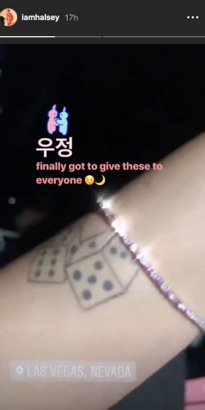Halsey Gave BTS Members Matching Friendship Bracelets Ahead of BBMAs