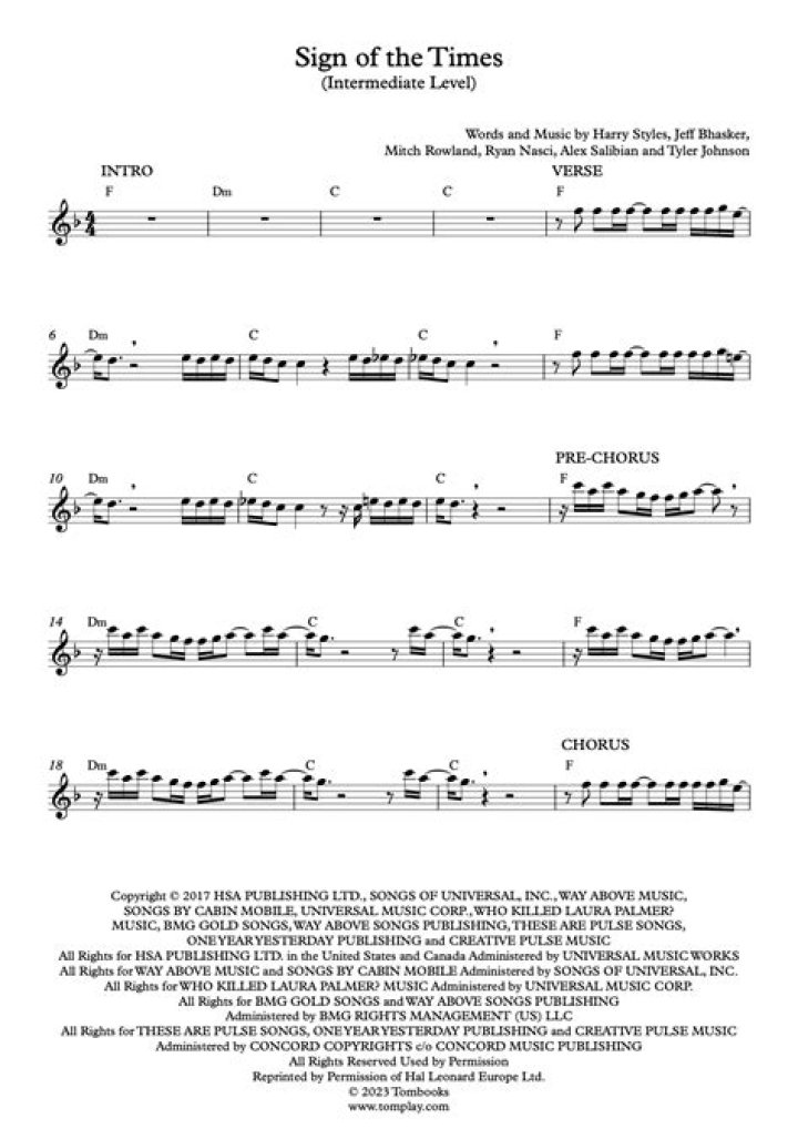 Harry Styles Debuts at Number 1 with Sign of the Times