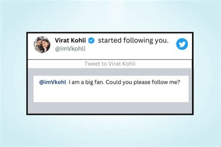 How do I get a celebrity to follow me on Twitter?