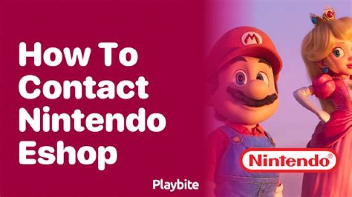 How to contact nintendo email