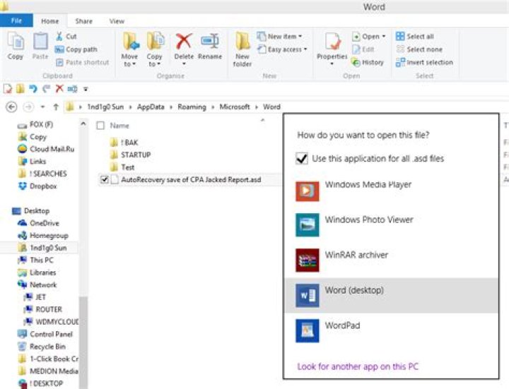 How to open asd file