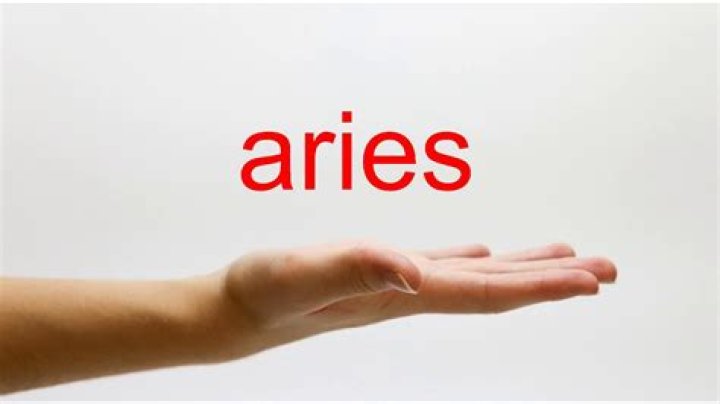 How to pronounce aries