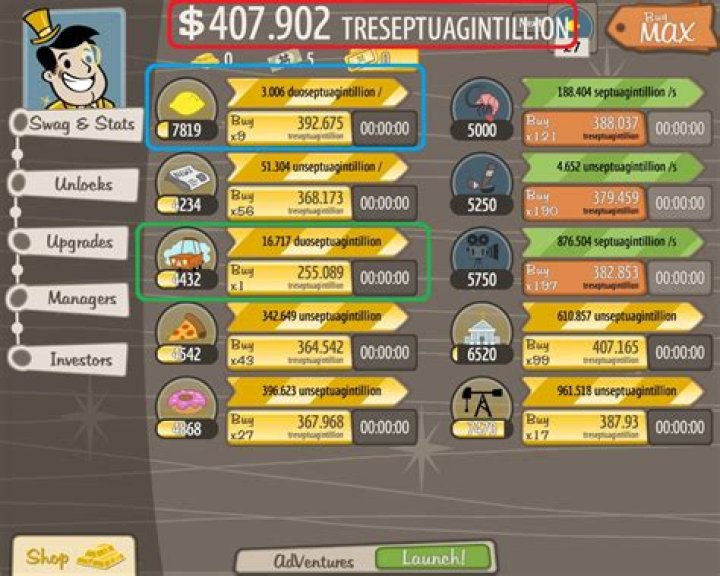 How to reset adventure capitalist