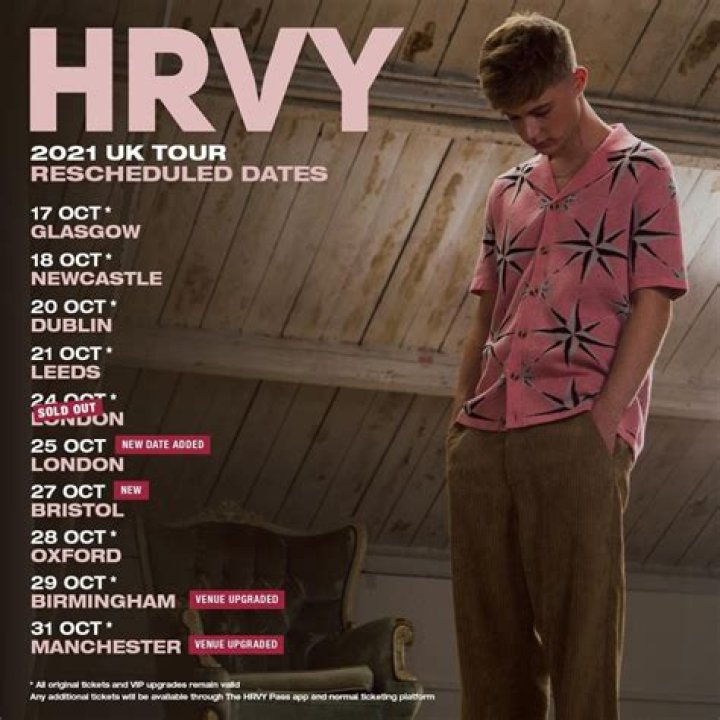 HRVY Announces Royal Albert Hall Live Stream Event