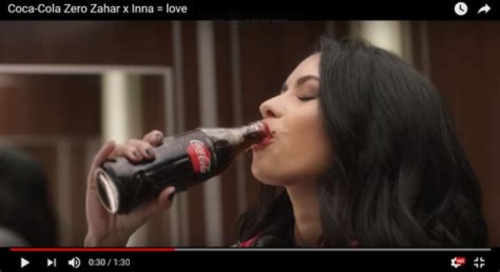 INNA Stars In Coca-Cola's Zero Zahar = Love TV Campaign In Romania
