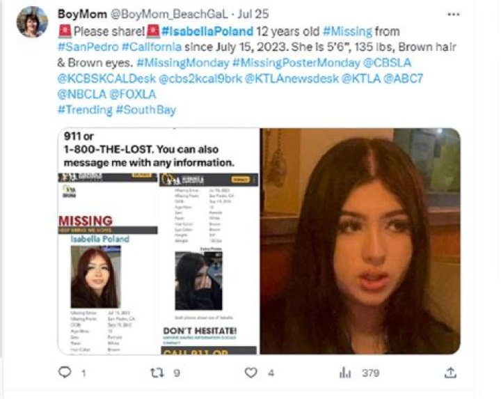 Isabella Poland Missing Update | Is She Found Yet