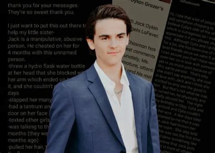 Jack Dylan Grazer Faces Accusations Of Abuse And Infidelity