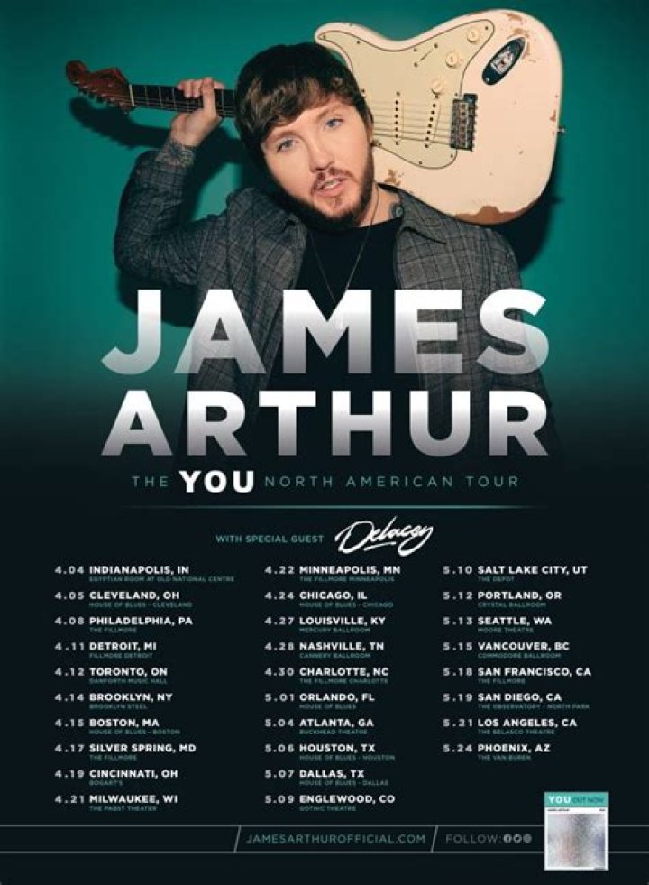 James Arthur announces his comeback