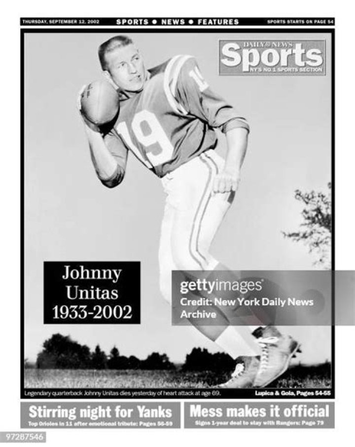 Johnny Unitas Net Worth 2024, Age, Height, Bio, Birthday, Wiki!