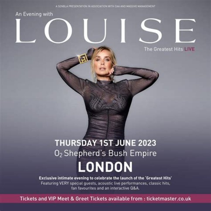 Louise Announces Special Show To Mark 30 Years In Music!