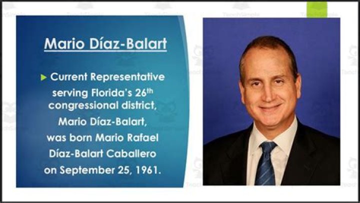 Mario Diaz Balart - Net Worth, Age, Height, Birthday, Bio, Wiki!