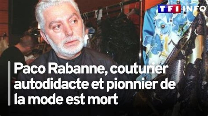 Mort De Paco Rabanne