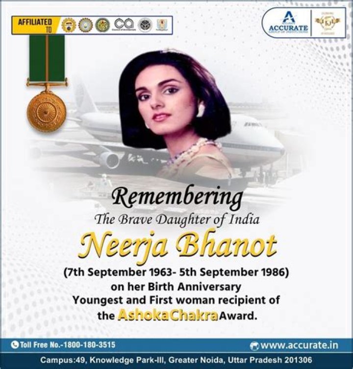 Neerja Bhanot Net Worth, Age, Height, Bio, Birthday, Wiki!