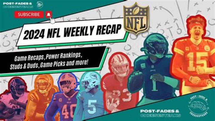 NFL Weekly Recap: Week One-Part 1
