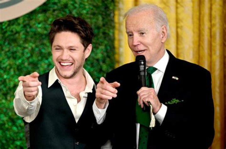 Niall Horan performs at the White House for St Patrick’s Day