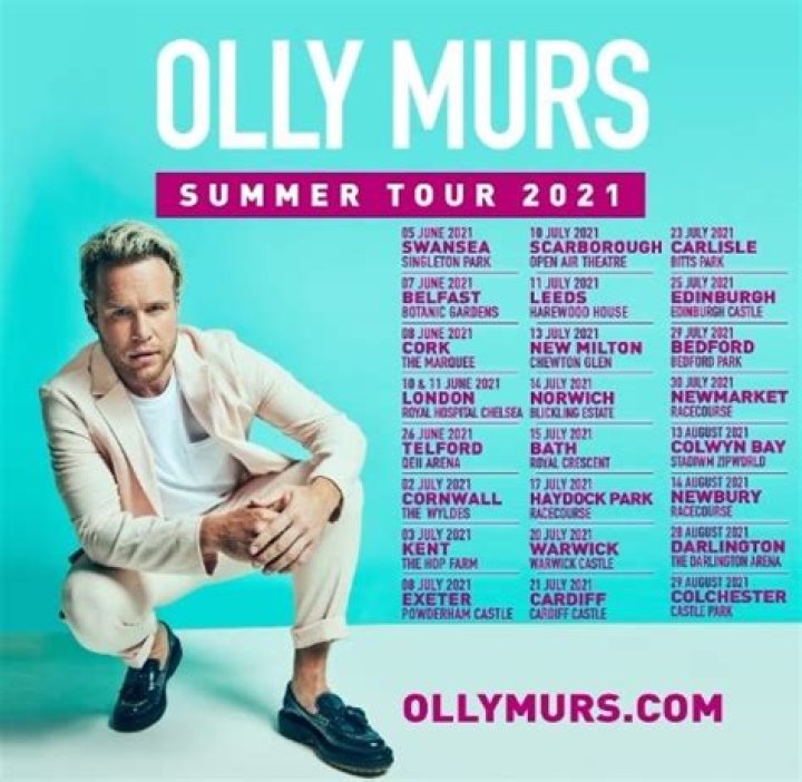Olly Murs Announces 2021 Summer Tour