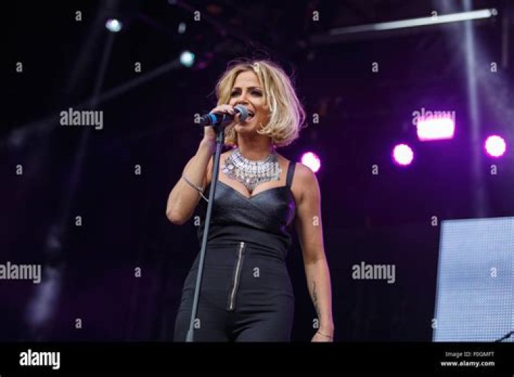 Sarah Harding takes the stage at Total Access Live.
