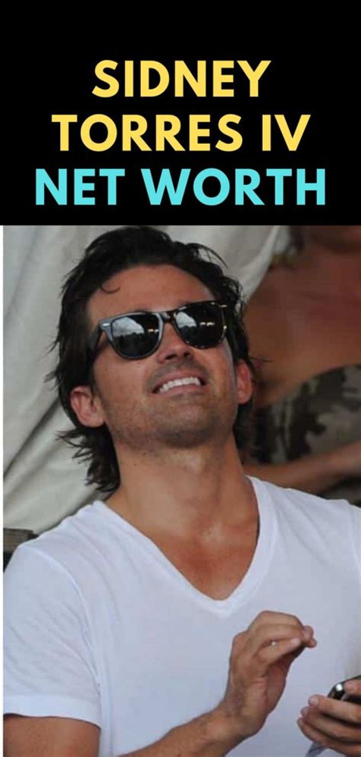 Sidney Torres IV Net Worth, Age, Height, Bio, Birthday, Wiki!