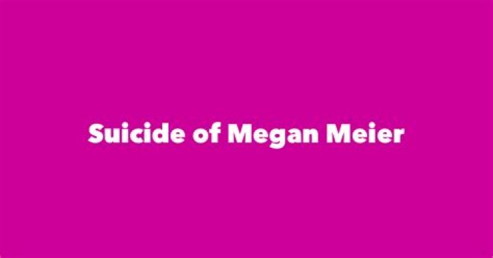 Suicide Of Megan Meier - Net Worth, Age, Height, Birthday, Bio, Wiki!