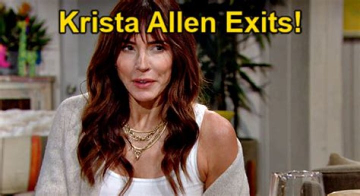 The Bold and the Beautiful Spoilers: Krista Allen OUT at B&B – Confirms Exit as Taylor Hayes