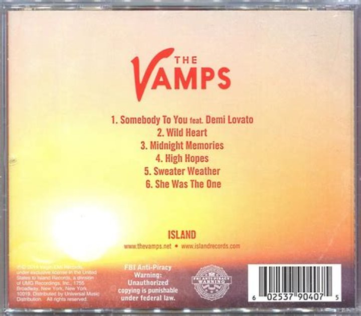 The Vamps unveil cover art for their third album "Night and Day"