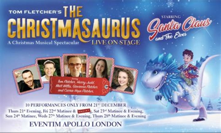 Tom Fletcher Announces The Christmasaurus Live Cast