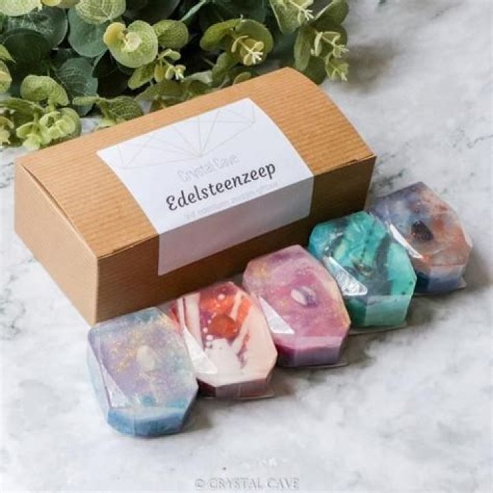 Up your spa game with these DIY crystal-infused soaps