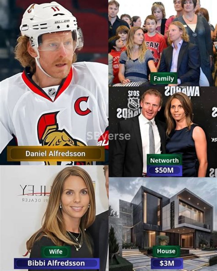 Who is Daniel Alfredsson Dating – Daniel Alfredsson's Wife & Exes