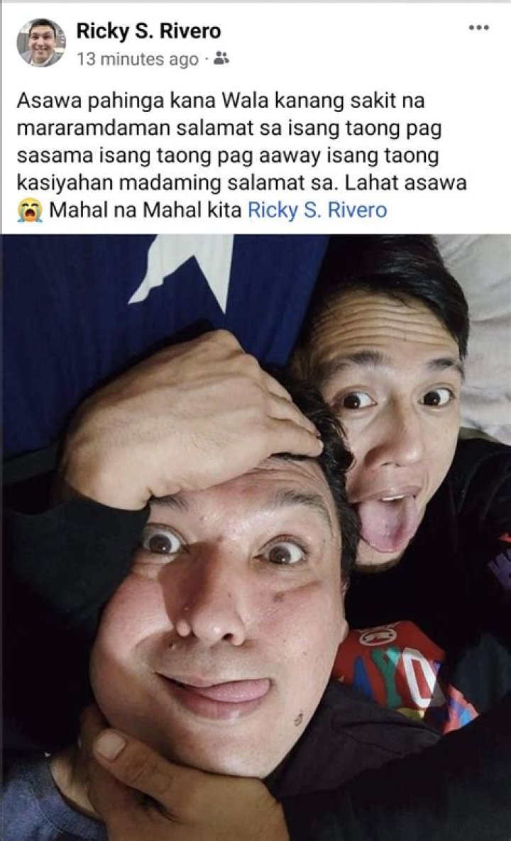 Who Was Ricky Rivero | Late Filipino Actor Relationship, Wiki And Bio